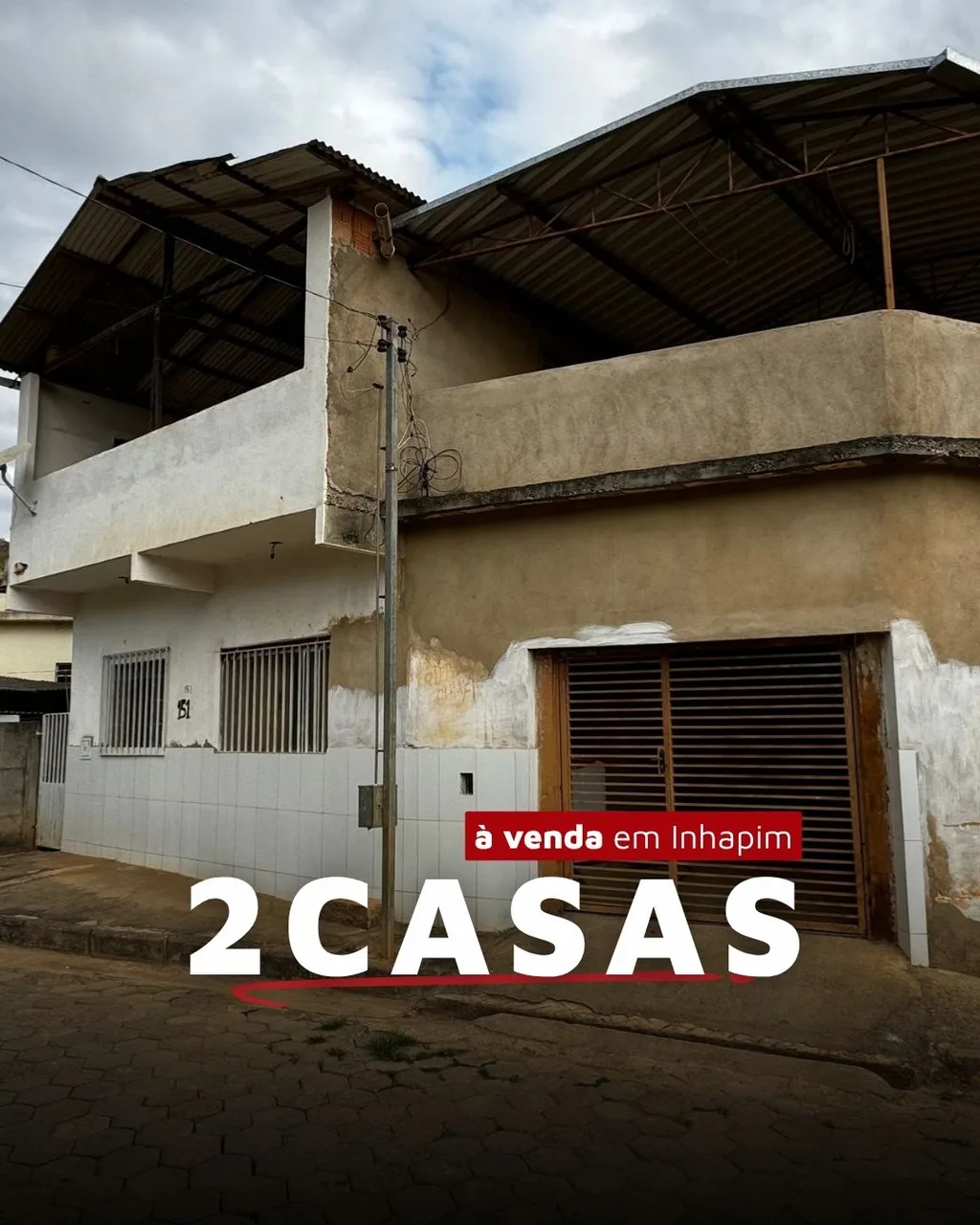 2 casas com 3 quartos cada - Santo Antônio, Inhapim