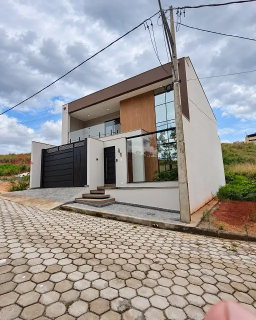 Casa  alto padrão com piscina aquecida - Recanto do Aconchego, Inhapim